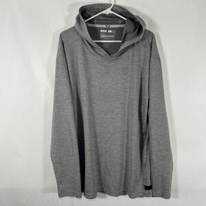 MSX By Michael Strahan Lightweight Pullover Hoodie Mens XXL 2XL Gray T Shirt